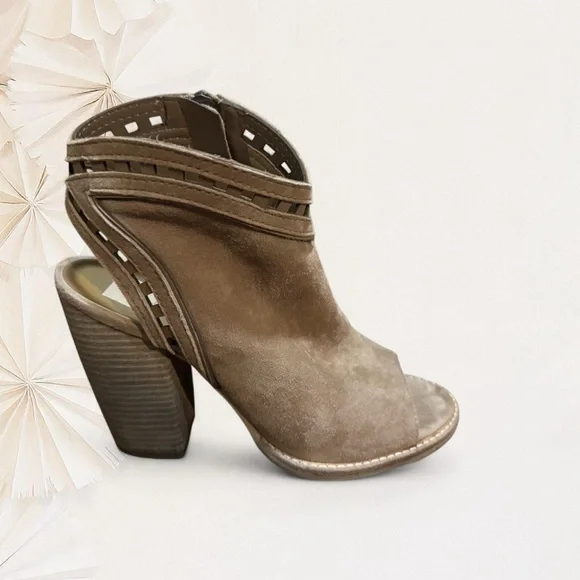 Dolce Vita Shoes Dolce Vita Tan Womens Suede Booties Poshmark